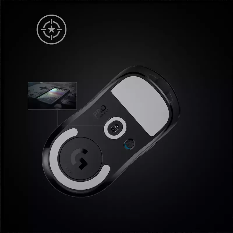 LOGITECH Gaming Maus - Pro X Superlight Wireless - Schwarz
