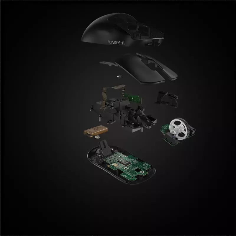 LOGITECH Gaming Maus - Pro X Superlight Wireless - Schwarz