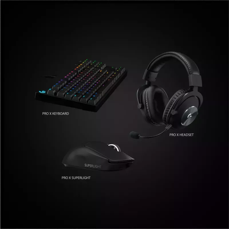 LOGITECH Gaming Maus - Pro X Superlight Wireless - Schwarz