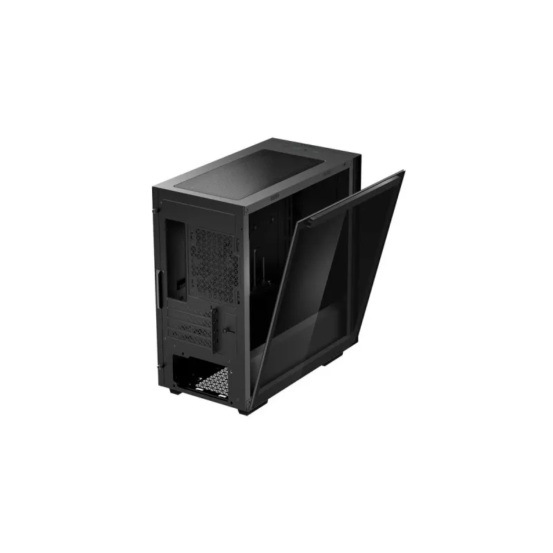 PC-Gehäuse DeepCool MACUBE 110 Midi-Tower Schwarz — microATX/Mini-ITX, gehärtetes Glas, unterstützt GPU 320 mm, CPU-Kühler 165 mm