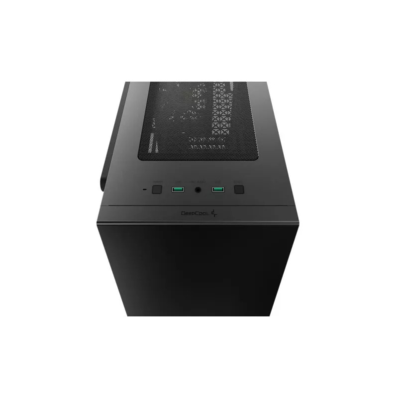 PC-Gehäuse DeepCool MACUBE 110 Midi-Tower Schwarz — microATX/Mini-ITX, gehärtetes Glas, unterstützt GPU 320 mm, CPU-Kühler 165 mm