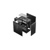 PC-Gehäuse DeepCool MACUBE 110 Midi-Tower Schwarz — microATX/Mini-ITX, gehärtetes Glas, unterstützt GPU 320 mm, CPU-Kühler 165 mm