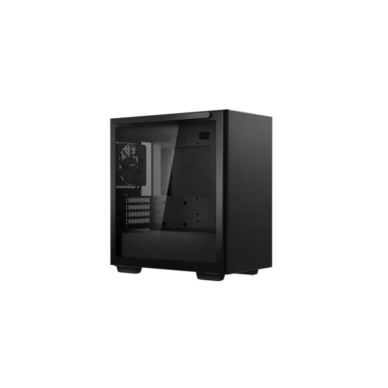 PC-Gehäuse DeepCool MACUBE 110 Midi-Tower Schwarz — microATX/Mini-ITX, gehärtetes Glas, unterstützt GPU 320 mm, CPU-Kühler 165 mm