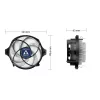 ARCTIC Alpine 23 - Compact AMD CPU-Cooler Processor Air cooler 9 cm Aluminium, Schwarz 1 Stk.