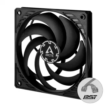 ARCTIC P12 Slim PWM PST Druckoptimierter 120 mm PWM Lüfter mit integriertem Y-Kabel