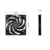 ARCTIC P12 Slim PWM PST Druckoptimierter 120 mm PWM Lüfter mit integriertem Y-Kabel