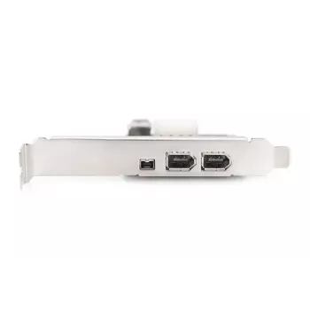 DIGITUS IEEE 1394a Schnittstellenkarte, Pci-e, 3 Port, 1x ext. 1394mini, 2x ext. 1394a Ports