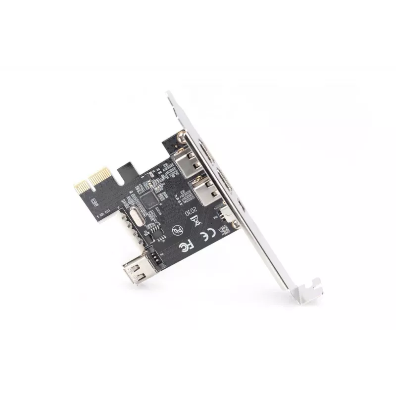 DIGITUS IEEE 1394a Schnittstellenkarte, Pci-e, 3 Port, 1x ext. 1394mini, 2x ext. 1394a Ports