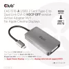 CLUB3D USB3.2 Gen1 Type-C zu Dual Link DVI-D HDCP OFF Version aktiver Adapter M/F für Apple Cinema Displays