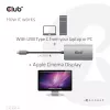 CLUB3D USB3.2 Gen1 Type-C zu Dual Link DVI-D HDCP OFF Version aktiver Adapter M/F für Apple Cinema Displays