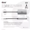 CLUB3D USB3.2 Gen1 Type-C zu Dual Link DVI-D HDCP OFF Version aktiver Adapter M/F für Apple Cinema Displays