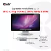 CLUB3D USB3.2 Gen1 Type-C zu Dual Link DVI-D HDCP OFF Version aktiver Adapter M/F für Apple Cinema Displays