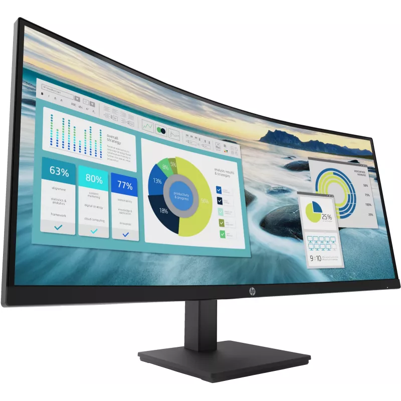 Monitor HP P34hc G4 34 Zoll Wide Quad HD LCD 3440 x 1440