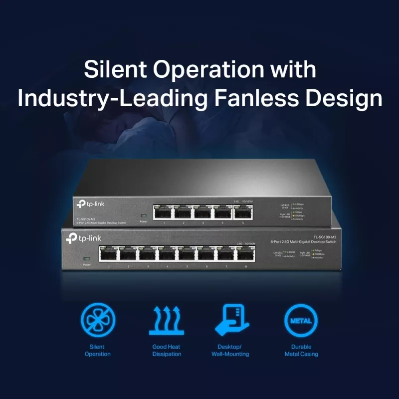 Unmanaged Switch TP-Link TL-SG105-M2 5-Port 2.5G Desktop Switch