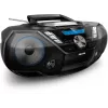 Philips CD Soundmachine AZB798T/12, Analog & digital, DAB, DAB+, FM, Player, CD, CD-R, CD-RW, Schneller Rücklauf, Schneller Vorlauf, Weiter, Zurück, Programm, Wiederholen, Zufallswiedergabe, 12 W