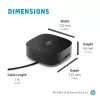HP USB-C Dock G5, kabelgebunden, USB 3.2 Gen 1 (3.1 Gen 1) Type-C, Schwarz, Schwarz, China, Heim