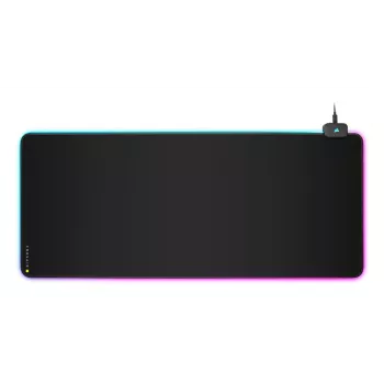 Gaming-Mauspad CORSAIR MM700 RGB — 930×400 mm, 4 mm Dicke, Gummibasis, USB-betriebene LED-Hintergrundbeleuchtung, schwarz