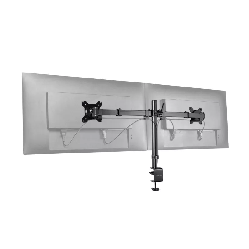 Trust GXT 1120 Mara Dual Monitor Arm 81.3 cm (32 inch) Desk Schwarz
