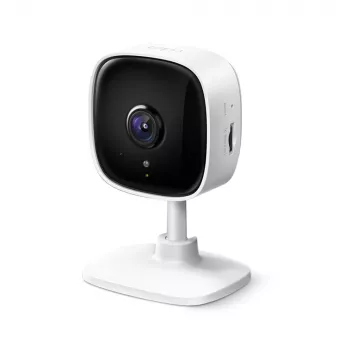 TP-Link Tapo Home Security Wi-Fi Kamera, IP-Überwachungskamera, Innenbereich, Kabellos, CE, IC, RCM, Tisch/Wand, Schwarz, Weiß