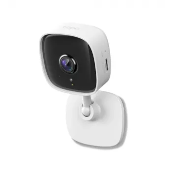 TP-Link Tapo Home Security Wi-Fi Kamera, IP-Überwachungskamera, Innenbereich, Kabellos, CE, IC, RCM, Tisch/Wand, Schwarz, Weiß