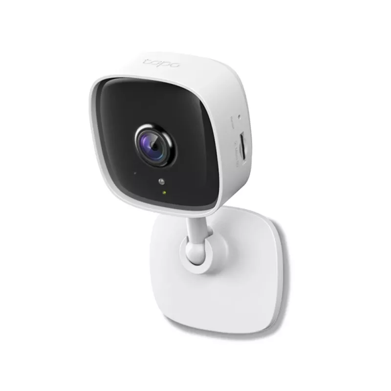TP-Link Tapo Home Security Wi-Fi Kamera, IP-Überwachungskamera, Innenbereich, Kabellos, CE, IC, RCM, Tisch/Wand, Schwarz, Weiß