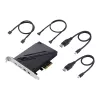 ASUS ThunderboltEX 4 Schnittstellenkarten/-adapter Intern Mini DisplayPort, PCIe, Thunderbolt, USB 2.0, USB 3.2 Gen 2 (3.1 Gen 2)