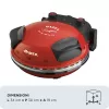 Pizza Maker Ariete 0909/10 1200 W Schwarz Rot 1 Pizza 33 cm