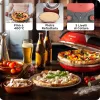 Pizza Maker Ariete 0909/10 1200 W Schwarz Rot 1 Pizza 33 cm