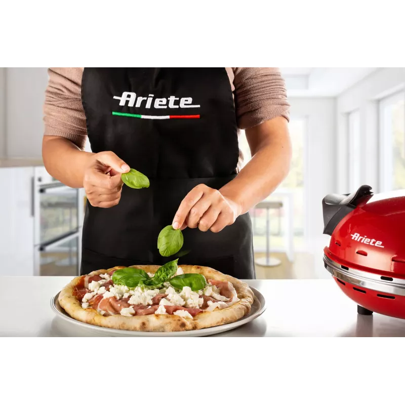 Pizza Maker Ariete 0909/10 1200 W Schwarz Rot 1 Pizza 33 cm