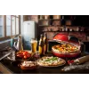 Pizza Maker Ariete 0909/10 1200 W Schwarz Rot 1 Pizza 33 cm