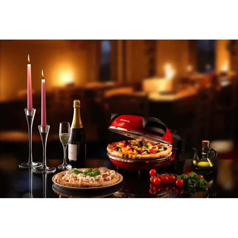 Pizza Maker Ariete 0909/10 1200 W Schwarz Rot 1 Pizza 33 cm