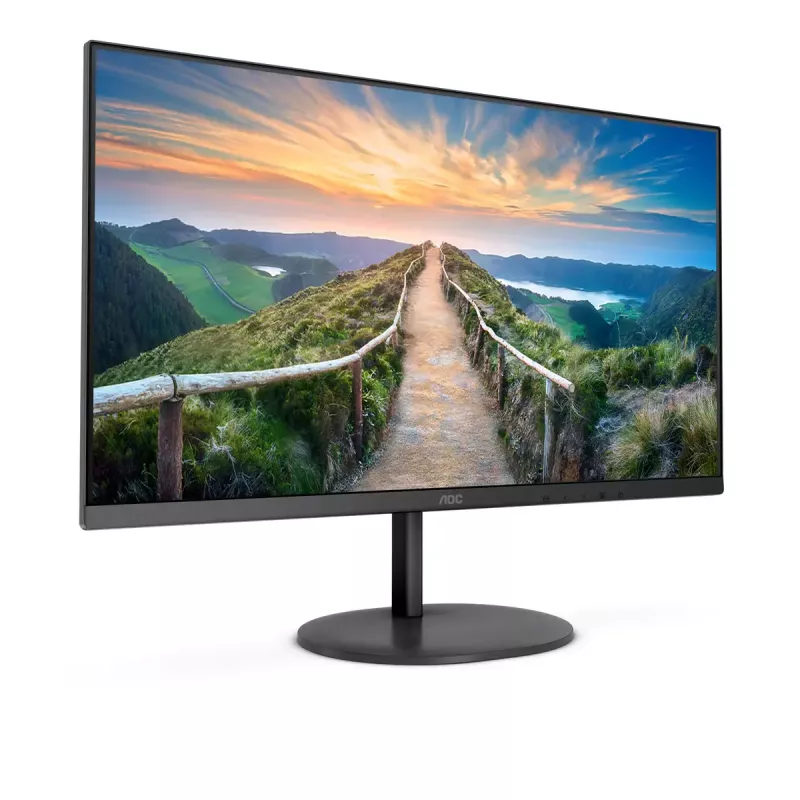 AOC V4 Q24V4EA Computermonitor 60,5 cm (23,8 Zoll) 2560 x 1440 Pixel 2K Ultra HD Schwarz