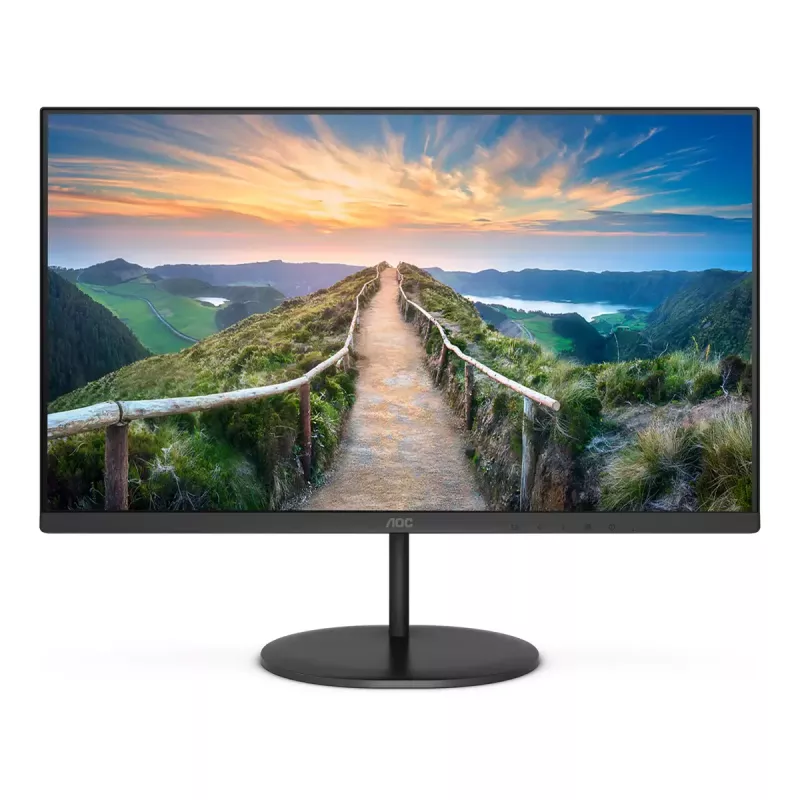 AOC V4 Q24V4EA Computermonitor 60,5 cm (23,8 Zoll) 2560 x 1440 Pixel 2K Ultra HD Schwarz