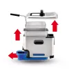 Tefal Oleoclean Pro Inox & Design FR8040 Single 3,5 l 2300 W Schwarz, Edelstahl