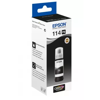 Epson 114 Original Tintenpatrone Photo Schwarz für EcoTank ET-8550 ET-8500