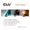 CLUB3D USB Type C 3.2 Gen1 Triple Display Dynamic PD Charging Dock 100W PD Power Ladegerät