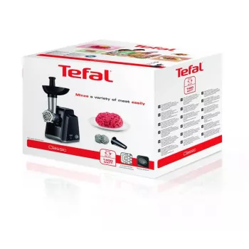 Tefal NE105838 Fleischwolf 1400 W Schwarz, Edelstahl