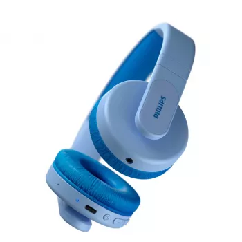 Philips TAK4206BL/00 Kopfhörer/Headset Kabelgebunden & Kabellos On-Ear Telefonate/Musik USB Typ-C Bluetooth Blau