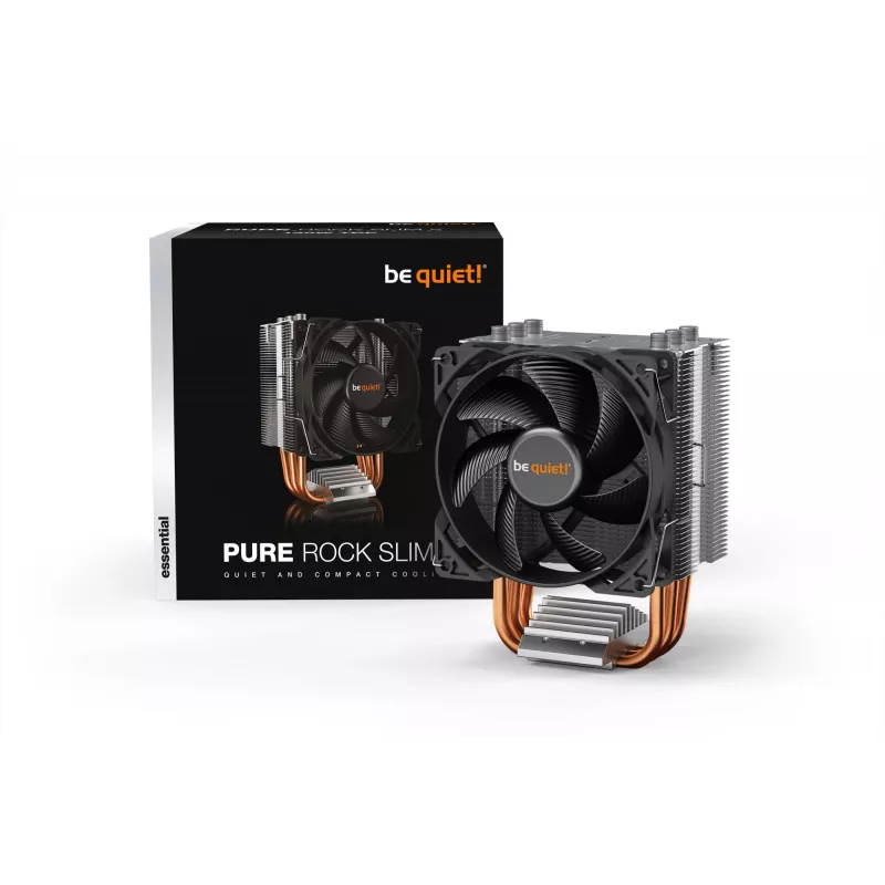 be quiet! PURE ROCK SLIM 2 Prozessorkühler 9,2 cm Silber 1 Stück