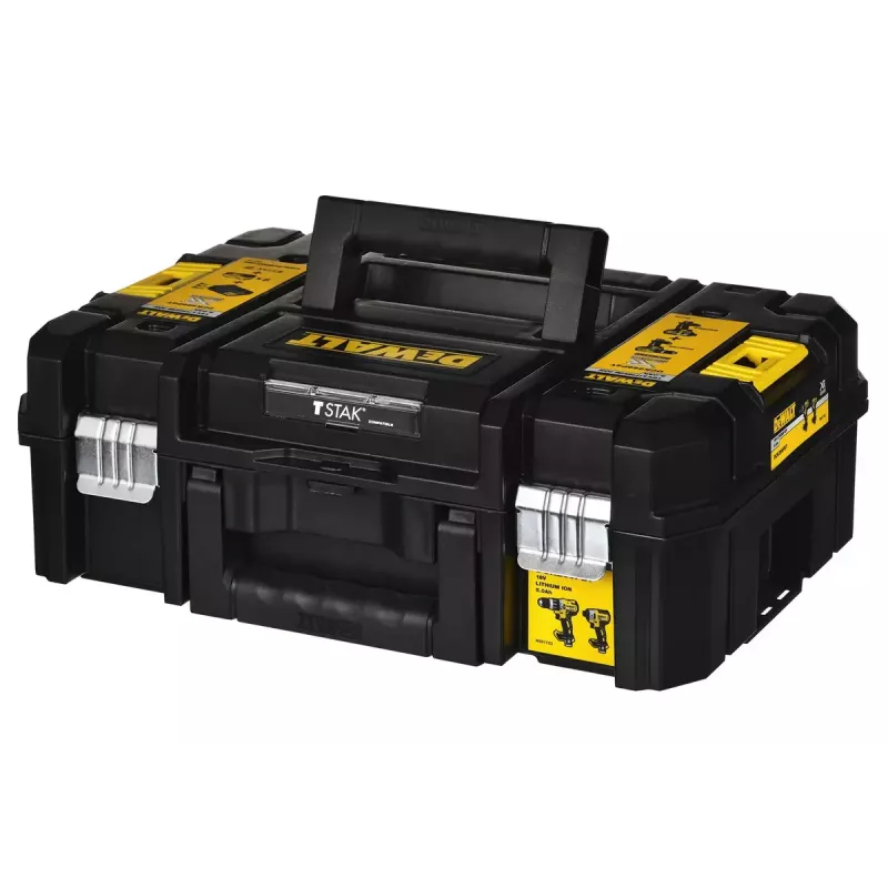 Akku-Kombi-Werkzeugset DeWalt DCK266P2T — 18V, 2×5.0Ah Akkus, Schlagschrauber und Schlagbohrschrauber, Ladegerät, Koffer