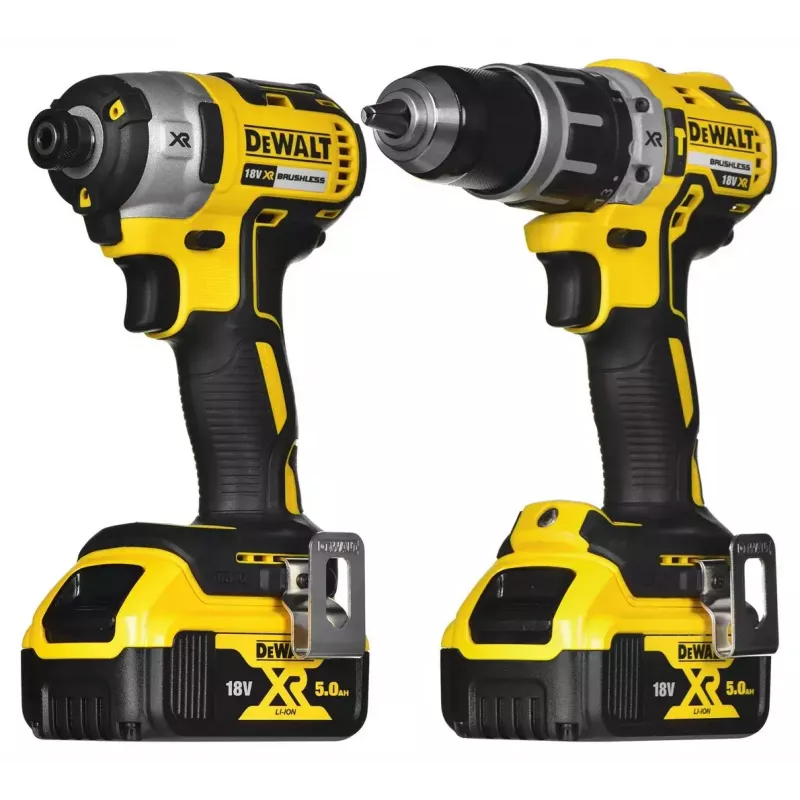 Akku-Kombi-Werkzeugset DeWalt DCK266P2T — 18V, 2×5.0Ah Akkus, Schlagschrauber und Schlagbohrschrauber, Ladegerät, Koffer