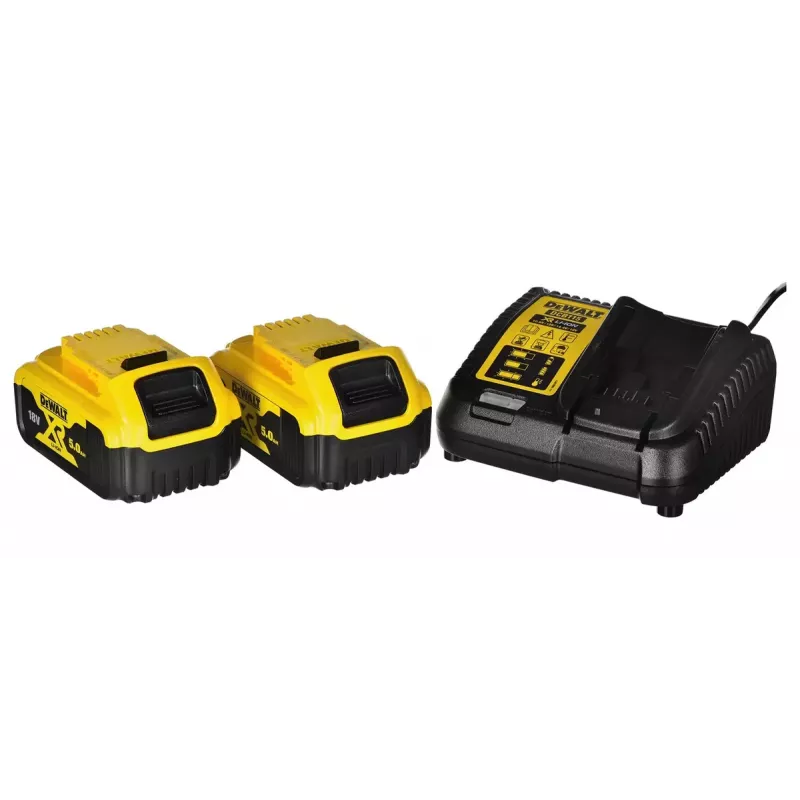 Akku-Kombi-Werkzeugset DeWalt DCK266P2T — 18V, 2×5.0Ah Akkus, Schlagschrauber und Schlagbohrschrauber, Ladegerät, Koffer