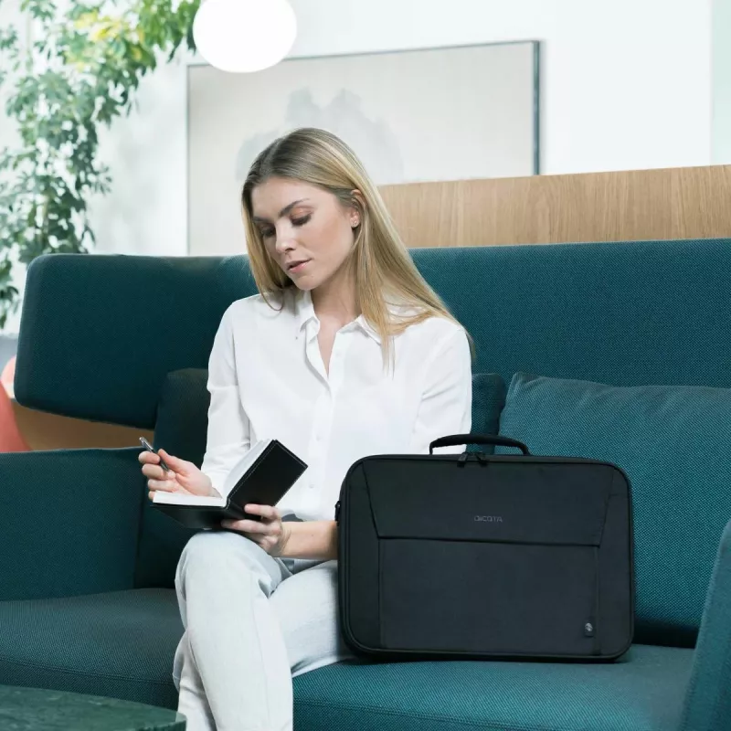 DICOTA Eco Multi Base - 14-15.6in Notebook-Tasche - Schwarz / 300d Rpet Polyester