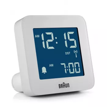 Braun BC09-DCF Digitaler Wecker Weiß
