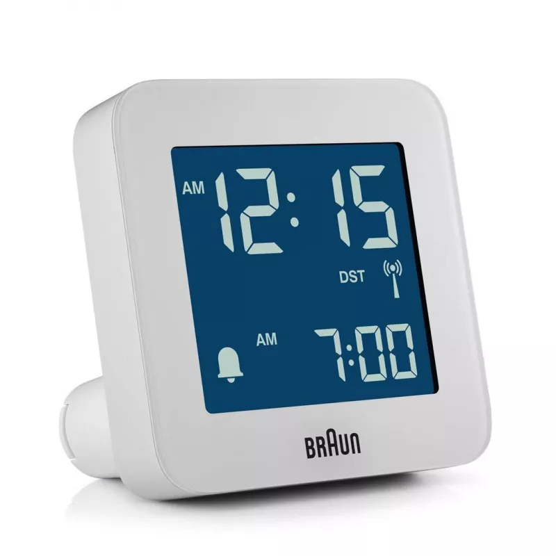 Braun BC09-DCF Digitaler Wecker Weiß