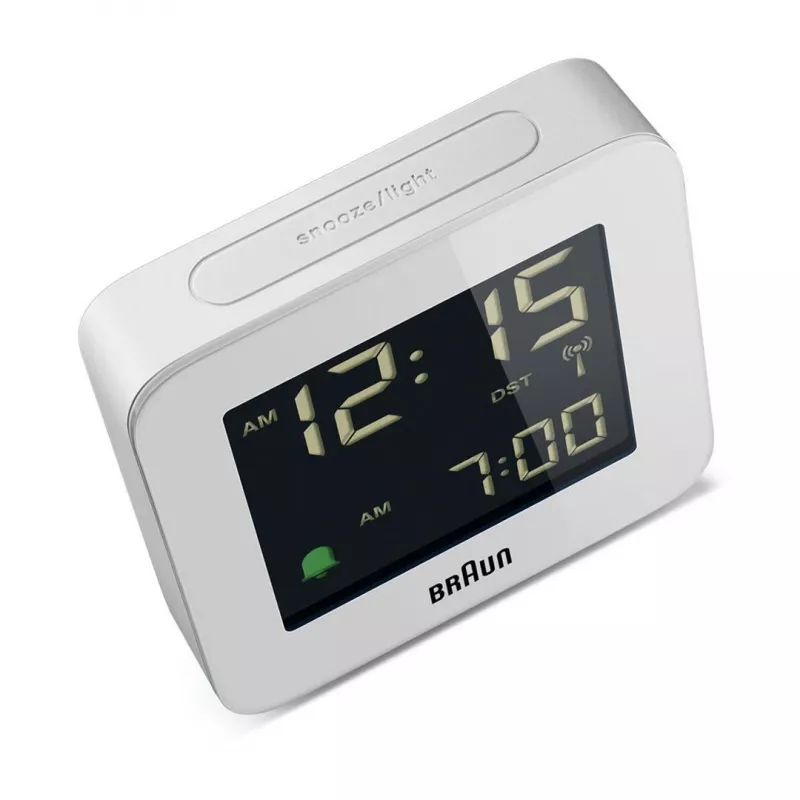 Braun BC09-DCF Digitaler Wecker Weiß