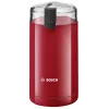 Kaffeemühle mit Schlagmesser Bosch TSM6A014R, 75 g Kapazität, 180 W, Edelstahlklingen, rot