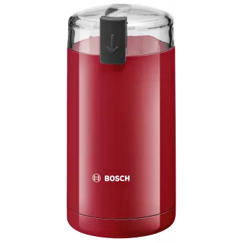 Kaffeemühle mit Schlagmesser Bosch TSM6A014R, 75 g Kapazität, 180 W, Edelstahlklingen, rot