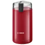 Kaffeemühle mit Schlagmesser Bosch TSM6A014R, 75 g Kapazität, 180 W, Edelstahlklingen, rot