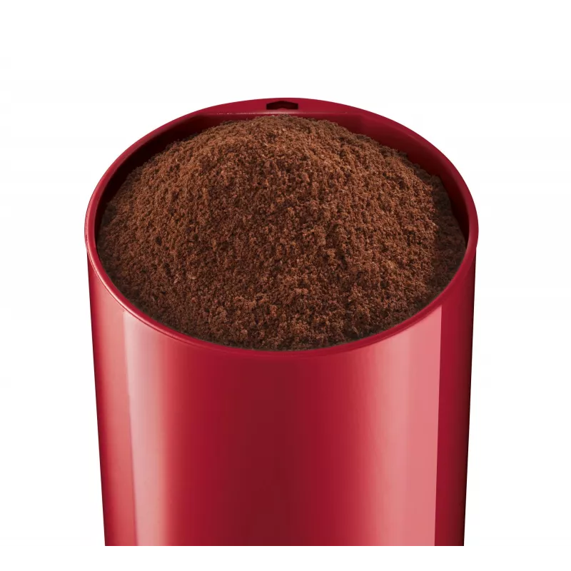 Kaffeemühle mit Schlagmesser Bosch TSM6A014R, 75 g Kapazität, 180 W, Edelstahlklingen, rot